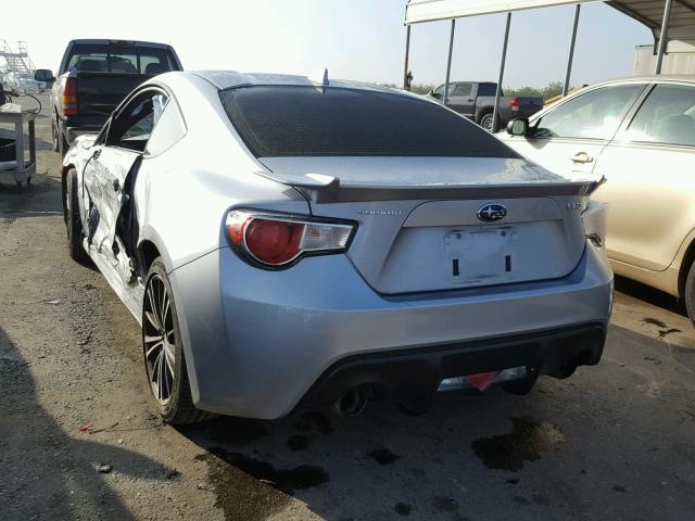 JF1ZCAC19F8606356 - 2015 SUBARU BRZ 2.0 LI SILVER photo 3