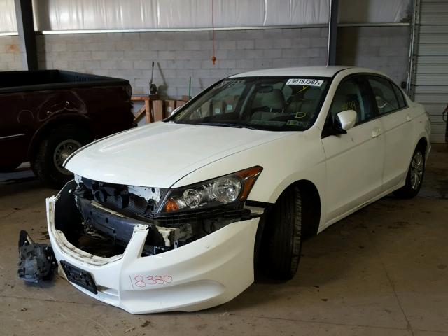 1HGCP2F39CA219397 - 2012 HONDA ACCORD LX WHITE photo 2