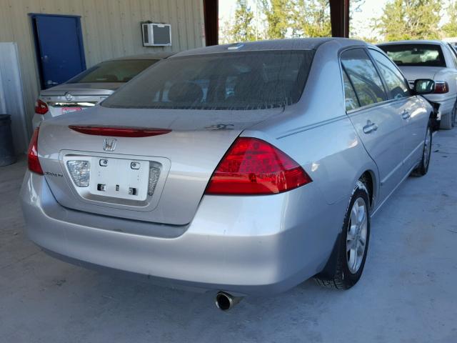 1HGCM56897A065706 - 2007 HONDA ACCORD EX GRAY photo 4