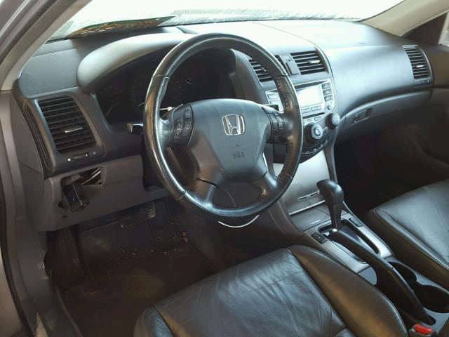 1HGCM56897A065706 - 2007 HONDA ACCORD EX GRAY photo 9