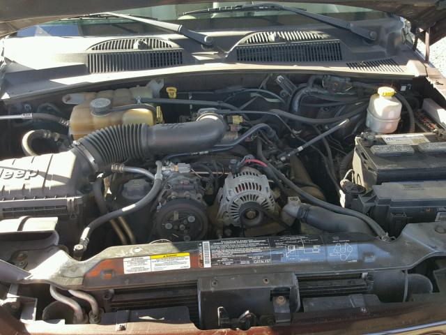 1J4GL58K84W274407 - 2004 JEEP LIBERTY LI MAROON photo 7