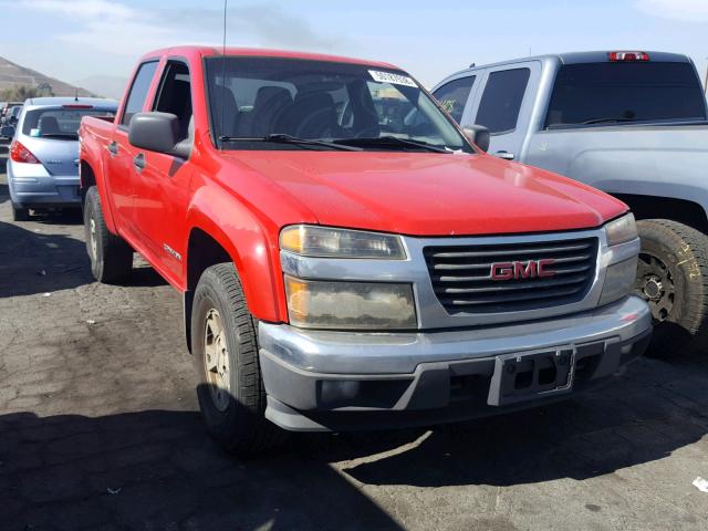 1GTDS136948220195 - 2004 GMC CANYON RED photo 1