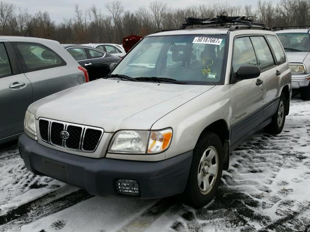 JF1SF63591H758770 - 2001 SUBARU FORESTER L GRAY photo 2