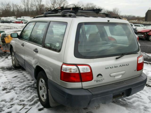 JF1SF63591H758770 - 2001 SUBARU FORESTER L GRAY photo 3