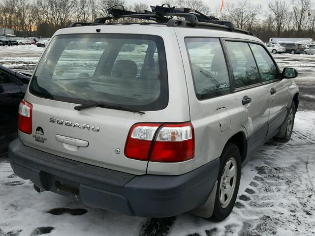 JF1SF63591H758770 - 2001 SUBARU FORESTER L GRAY photo 4