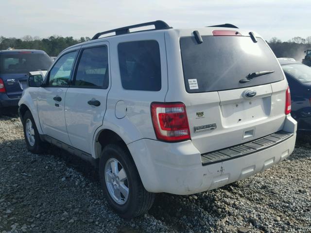 1FMCU9D7XCKC29710 - 2012 FORD ESCAPE XLT WHITE photo 3