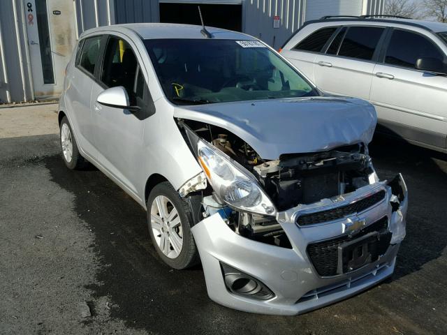 KL8CD6S93EC562859 - 2014 CHEVROLET SPARK 1LT SILVER photo 1