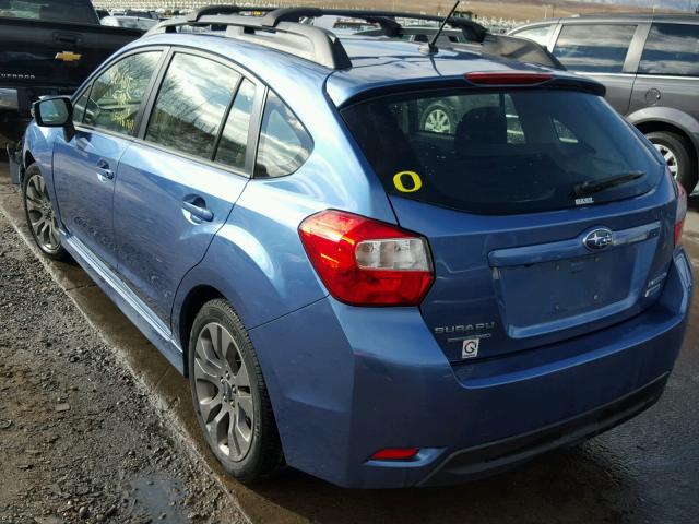 JF1GPAU69FH273923 - 2015 SUBARU IMPREZA SP BLUE photo 3