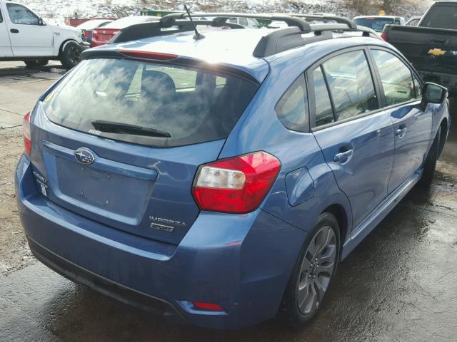 JF1GPAU69FH273923 - 2015 SUBARU IMPREZA SP BLUE photo 4