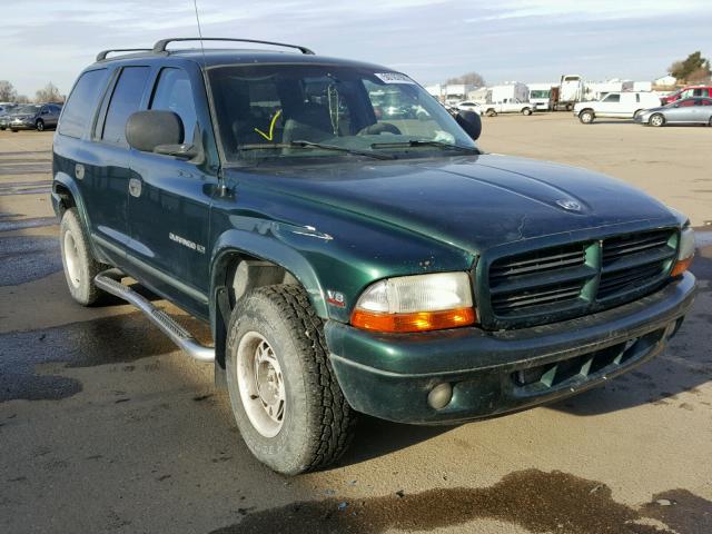 1B4HS28Z6WF214540 - 1998 DODGE DURANGO GREEN photo 1