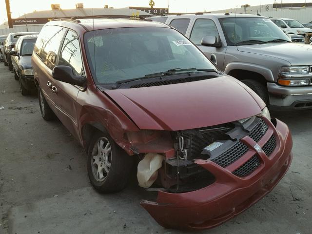 2B4GP74L52R754542 - 2002 DODGE GRAND CARA RED photo 1