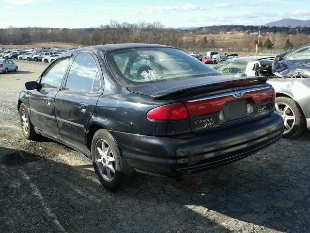 1FAFP66L0WK308220 - 1998 FORD CONTOUR LX BLACK photo 3