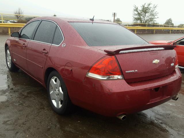 2G1WD58C769252541 - 2006 CHEVROLET IMPALA SUP 勃艮第红 照片 3