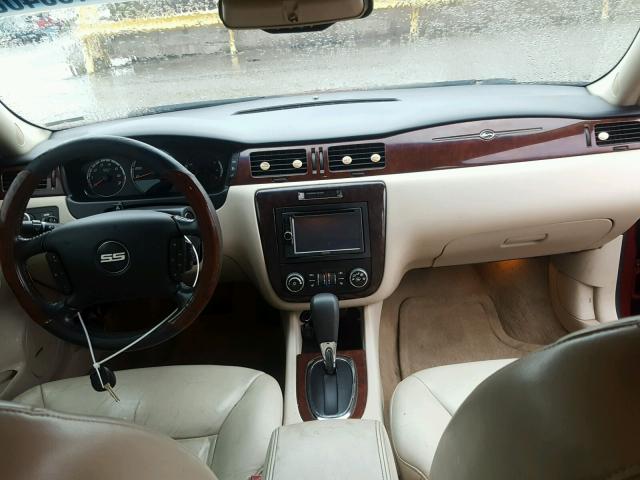 2G1WD58C769252541 - 2006 CHEVROLET IMPALA SUP 勃艮第红 照片 9