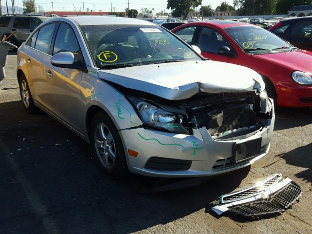 1G1PE5S96B7262472 - 2011 CHEVROLET CRUZE LT SILVER photo 1