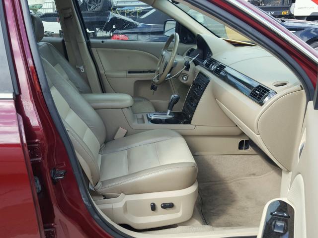1MEFM42186G600923 - 2006 MERCURY MONTEGO PR 栗色 照片 5