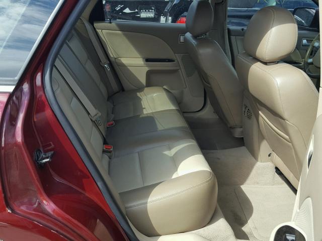 1MEFM42186G600923 - 2006 MERCURY MONTEGO PR 栗色 照片 6