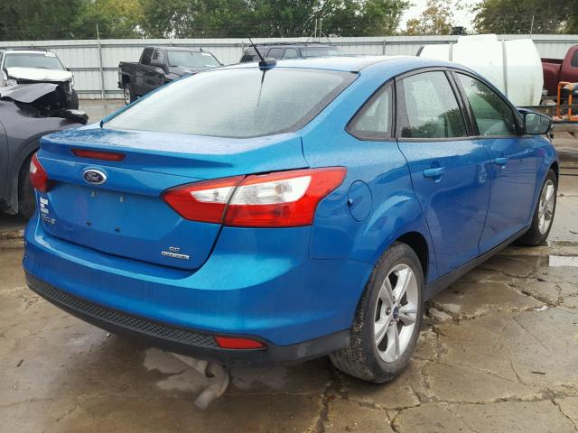 1FADP3F28DL220505 - 2013 FORD FOCUS SE BLUE photo 4