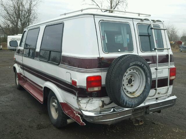 1GBEG25K4N7112262 - 1992 CHEVROLET G20 WHITE photo 3