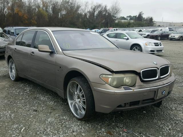 WBAGN63574DS55220 - 2004 BMW 745 LI TAN photo 1