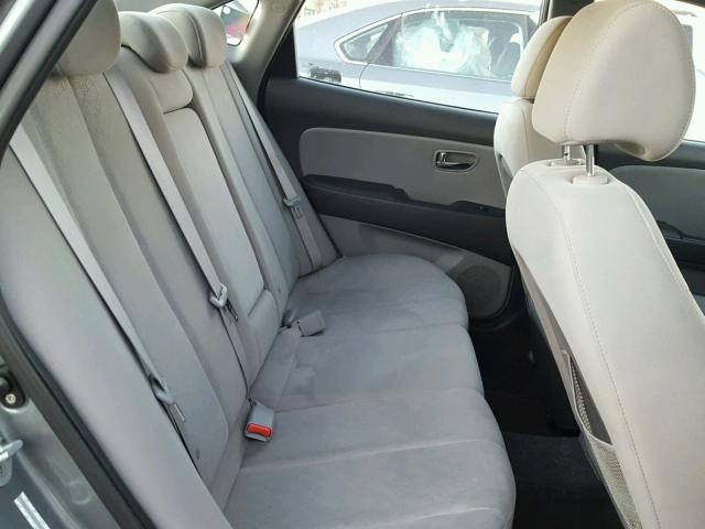 KMHDU4AD9AU933285 - 2010 HYUNDAI ELANTRA BL GRAY photo 6