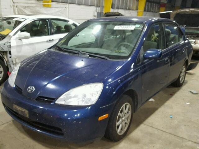 JT2BK18U120056489 - 2002 TOYOTA PRIUS BLUE photo 2