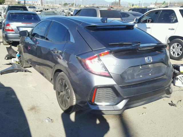 SHHFK7H52HU411604 - 2017 HONDA CIVIC EX ნაცრისფერი ფოტო 3