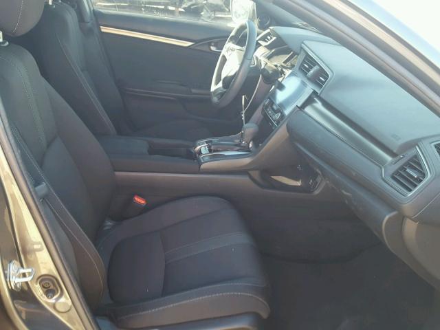 SHHFK7H52HU411604 - 2017 HONDA CIVIC EX ნაცრისფერი ფოტო 5