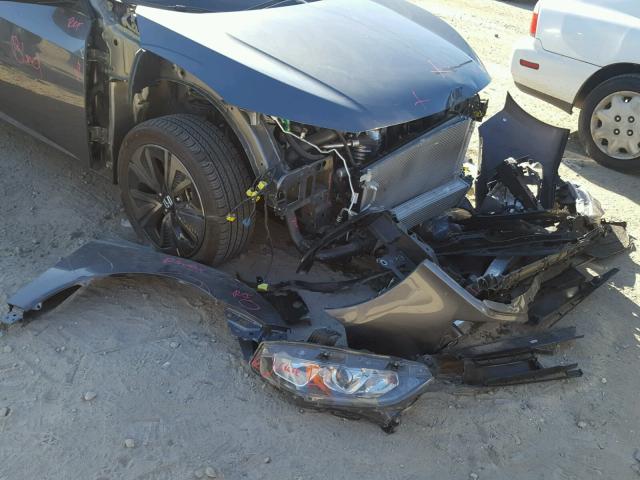 SHHFK7H52HU411604 - 2017 HONDA CIVIC EX ნაცრისფერი ფოტო 9