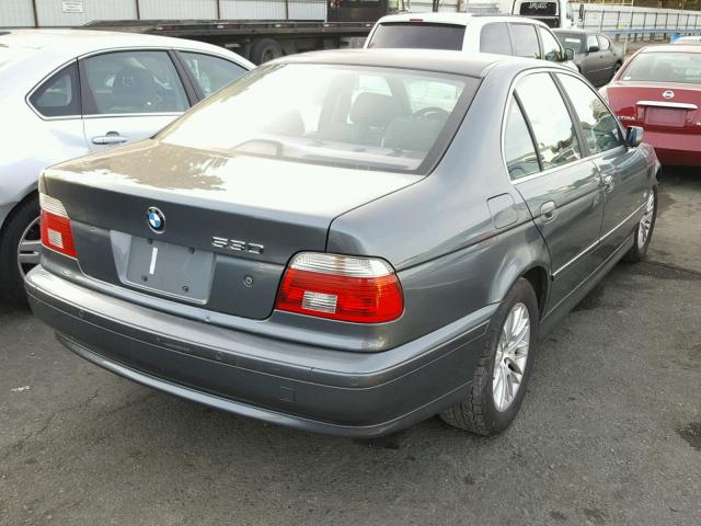 WBADT63483CK33876 - 2003 BMW 530 I AUTO GRAY photo 4