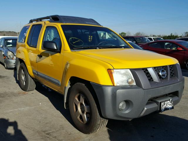 5N1AN08U35C649774 - 2005 NISSAN XTERRA OFF YELLOW photo 1