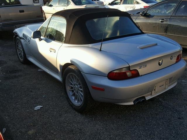 WBACN53441LL48925 - 2001 BMW Z3 3.0 SILVER photo 3