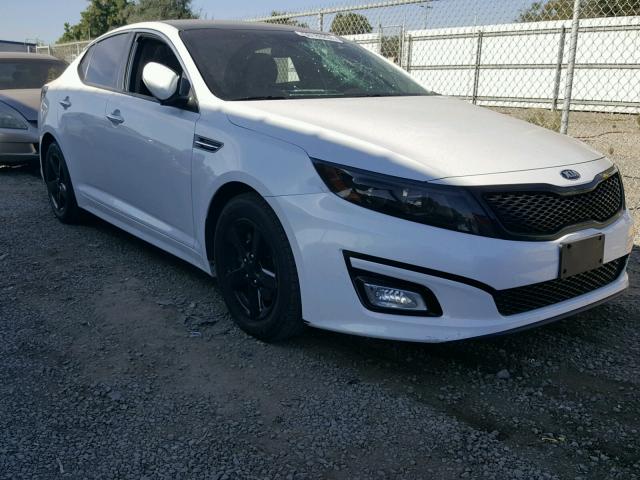 5XXGM4A73EG281481 - 2014 KIA OPTIMA LX WHITE photo 1