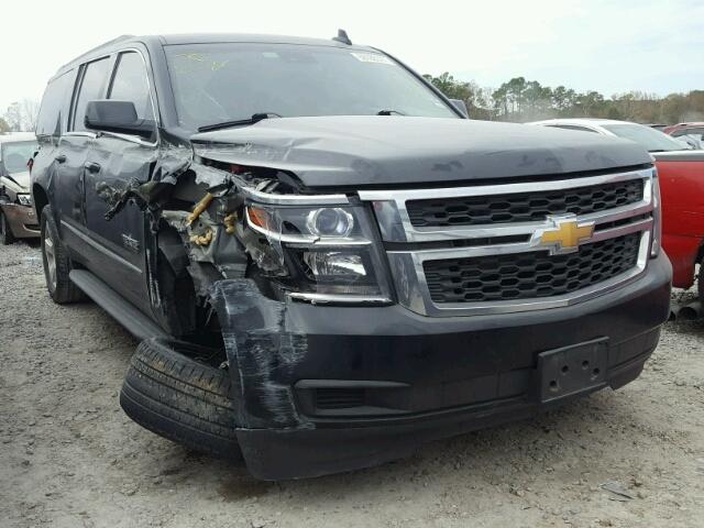 1GNSCJKC8FR643558 - 2015 CHEVROLET SUBURBAN C BLACK photo 1