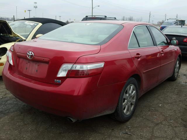 4T1BB46K17U017035 - 2007 TOYOTA CAMRY NEW RED photo 4