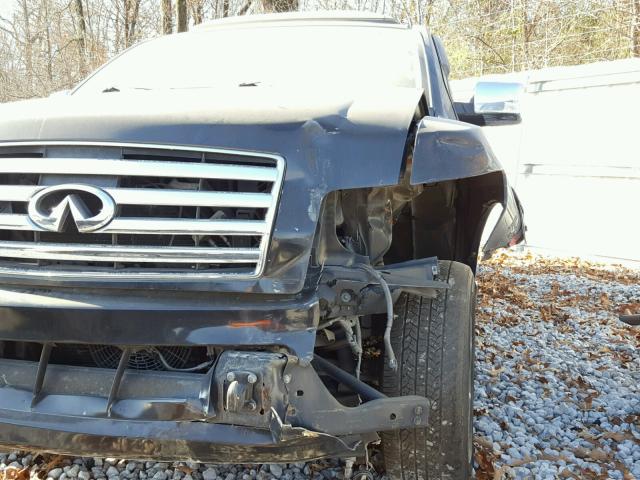 5N3AA08C36N809720 - 2006 INFINITI QX56 BLACK photo 10