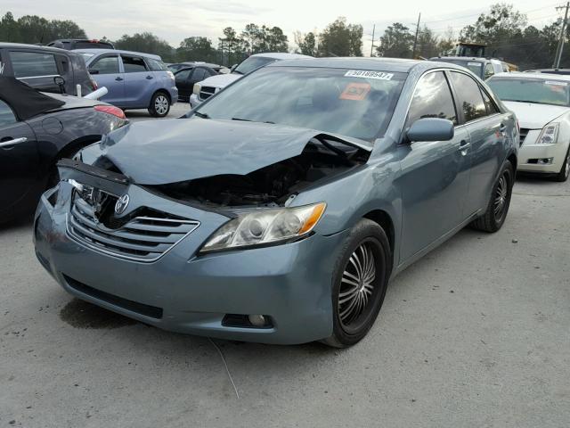 4T1BE46K27U618915 - 2007 TOYOTA CAMRY NEW TEAL photo 2