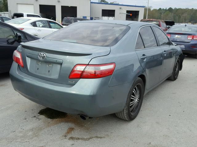 4T1BE46K27U618915 - 2007 TOYOTA CAMRY NEW TEAL photo 4