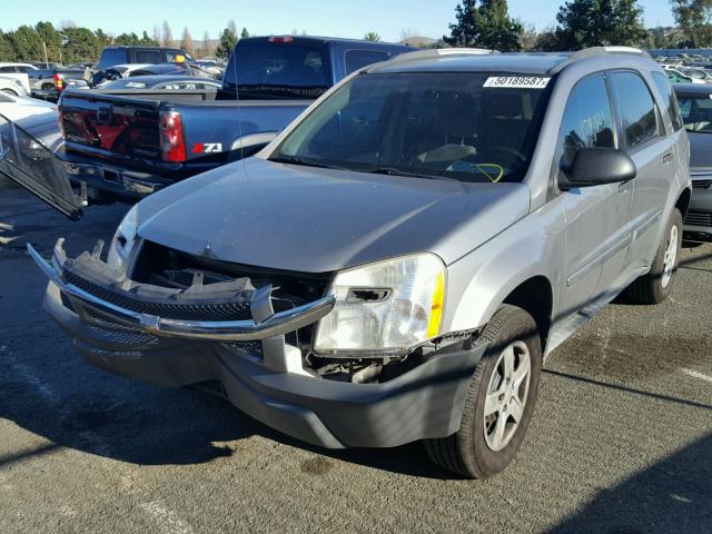 2CNDL23F356148951 - 2005 CHEVROLET EQUINOX LS GRAY photo 2