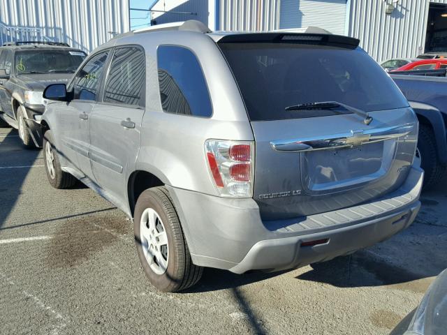 2CNDL23F356148951 - 2005 CHEVROLET EQUINOX LS GRAY photo 3