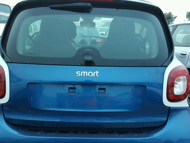 WMEFJ5DA1GK077659 - 2016 SMART FORTWO BLUE photo 6