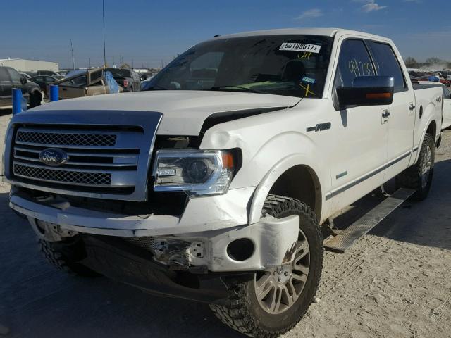 1FTFW1ET9DFA24169 - 2013 FORD F150 SUPER WHITE photo 2