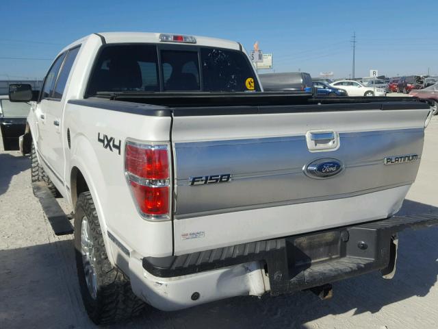 1FTFW1ET9DFA24169 - 2013 FORD F150 SUPER WHITE photo 3