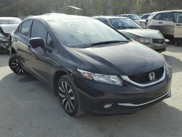 2HGFB2F93FH509382 - 2015 HONDA CIVIC EXL BLACK photo 1