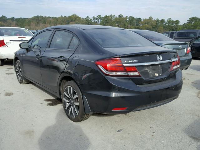2HGFB2F93FH509382 - 2015 HONDA CIVIC EXL BLACK photo 3