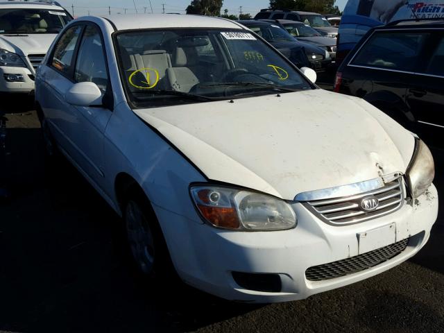 KNAFE222995644552 - 2009 KIA SPECTRA EX WHITE photo 1