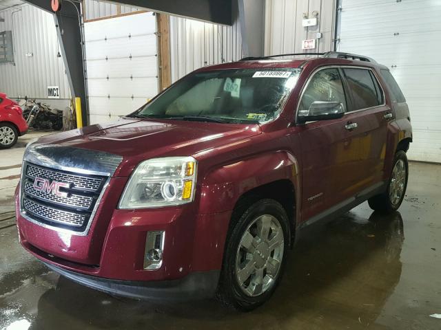 2CTFLXE54B6328096 - 2011 GMC TERRAIN SL BURGUNDY photo 2