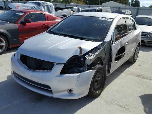 3N1AB6AP8CL766808 - 2012 NISSAN SENTRA 2.0 SILVER photo 2