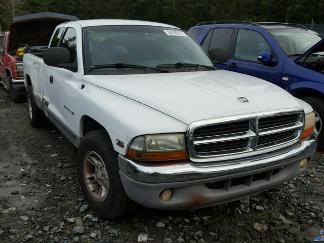 1B7GL22N5YS632695 - 2000 DODGE DAKOTA WHITE photo 1