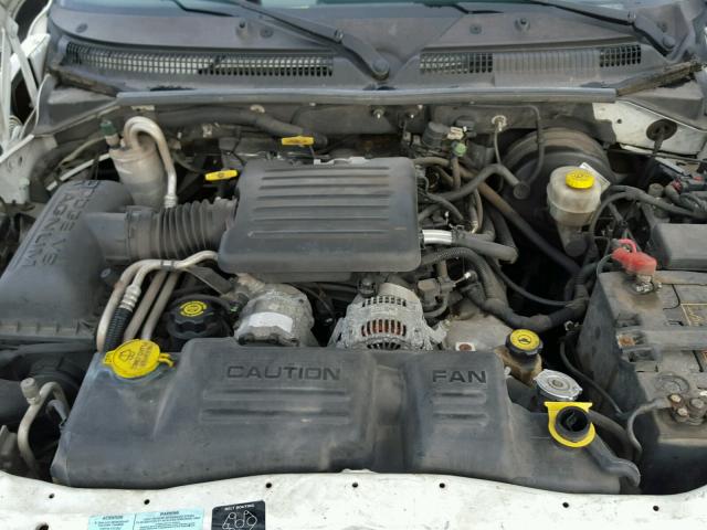 1B7GL22N5YS632695 - 2000 DODGE DAKOTA WHITE photo 7